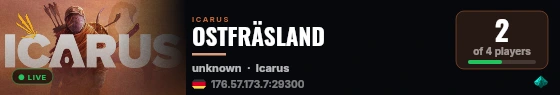 OSTFRÄSLAND live status badge