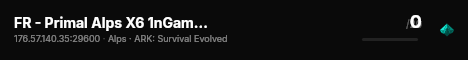 FR - Primal Alps X6 1nGames - (v361.7) live status badge