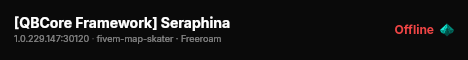 [QBCore Framework] Seraphina live status badge
