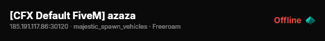 [CFX Default FiveM] azaza live status badge