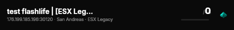 test flashlife | [ESX Legacy] live status badge