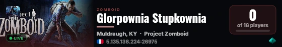 Glorpownia Stupkownia live status badge