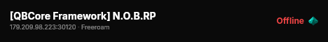 [QBCore Framework] N.O.B.RP live status badge