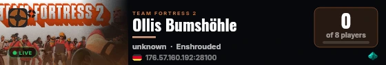 Ollis Bumshöhle live status badge