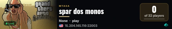 spar dos monos live status badge