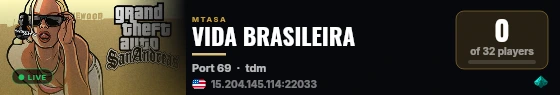 VIDA BRASILEIRA live status badge