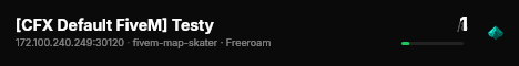 [CFX Default FiveM] Testy live status badge