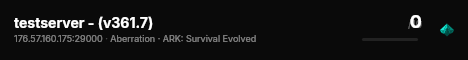 testserver - (v361.7) live status badge