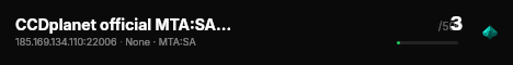 CCDplanet official MTA:SA server #6 [РУС] live status badge