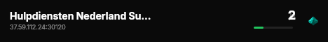 Hulpdiensten Nederland Surveillance Server live status badge
