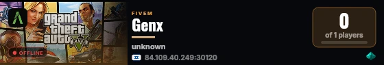 Genx live status badge