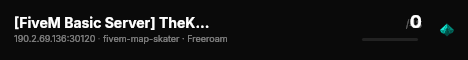 [FiveM Basic Server] TheKongOnTop live status badge