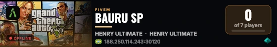 BAURU SP live status badge
