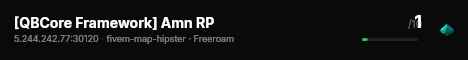 [QBCore Framework] Amn RP live status badge