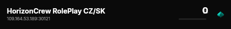 HorizonCrew RolePlay CZ/SK live status badge