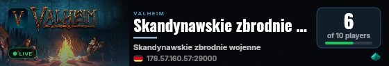 Skandynawskie zbrodnie wojenne live status badge