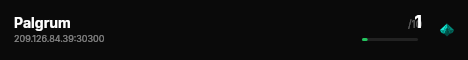 Palgrum live status badge