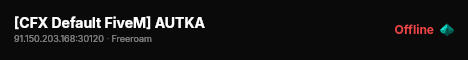 [CFX Default FiveM] AUTKA live status badge