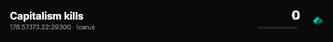 Capitalism kills live status badge