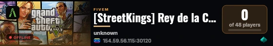 [StreetKings] Rey de la Calle live status badge