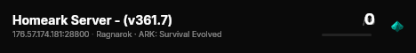 Homeark Server - (v361.7) live status badge