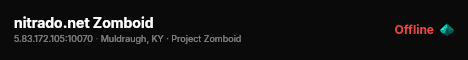 nitrado.net Zomboid live status badge