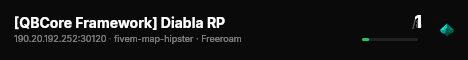 [QBCore Framework] Diabla RP live status badge