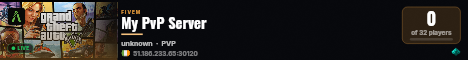 My PvP Server live status badge