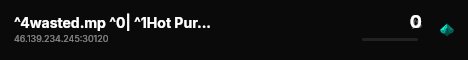 ^4wasted.mp ^0| ^1Hot Pursuit ^0- ^3Freeroam live status badge
