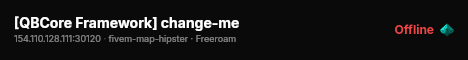 [QBCore Framework] change-me live status badge