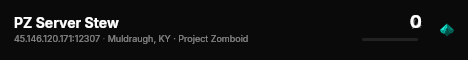 PZ Server Stew live status badge