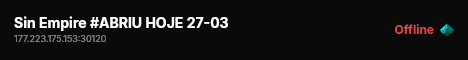 Sin Empire #ABRIU HOJE 27-03 live status badge