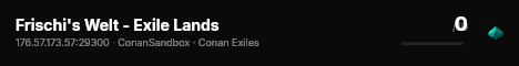 Frischi's Welt - Exile Lands live status badge