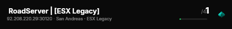  RoadServer | [ESX Legacy] live status badge
