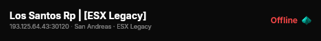 Los Santos Rp | [ESX Legacy] live status badge