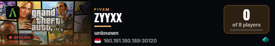 ZYYXX live status badge