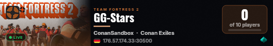 GG-Stars live status badge