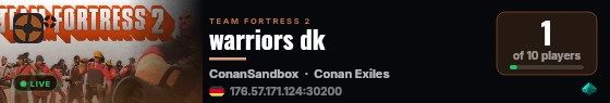 warriors dk live status badge