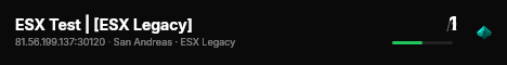 ESX Test | [ESX Legacy] live status badge