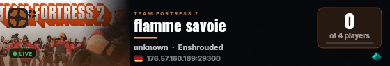 flamme savoie live status badge