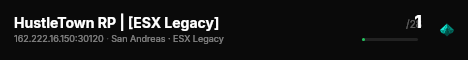 HustleTown RP | [ESX Legacy] live status badge