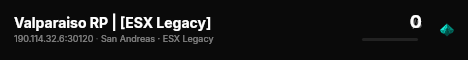 Valparaiso RP | [ESX Legacy] live status badge
