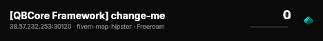 [QBCore Framework] change-me live status badge