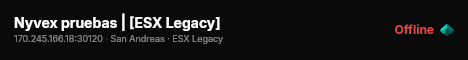 Nyvex pruebas | [ESX Legacy] live status badge