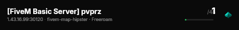 [FiveM Basic Server] pvprz live status badge