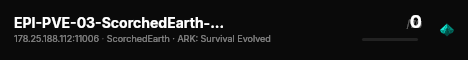 EPI-PVE-03-ScorchedEarth-4xXP-Craft-10xTame-30xBreed - (v358.24 live status badge