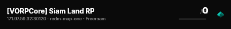 [VORPCore] Siam Land RP live status badge