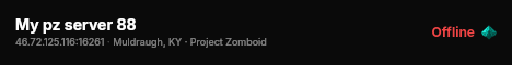 My pz server 88 live status badge