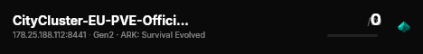 CityCluster-EU-PVE-Official-GenTwo989-NoDecay - (v358.24) live status badge