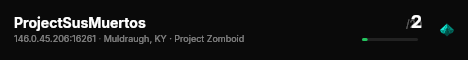 ProjectSusMuertos live status badge